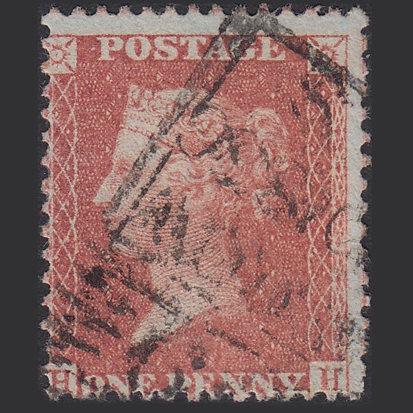 GB QV 1856 1d Brown-rose (Plate 34) SG32-C8(4) HH FU Glasgow Madeleine Smith