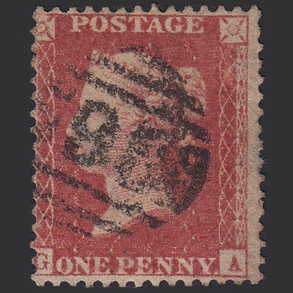 GB QV 1857 1d Rose-red (Plate 60) SG40-C10(1) GA GU