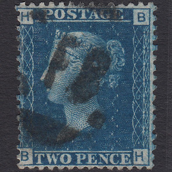 GB QV 1869 2d Blue (Plate 15) SG46-G3 BH FU Foreign Branch Pmk