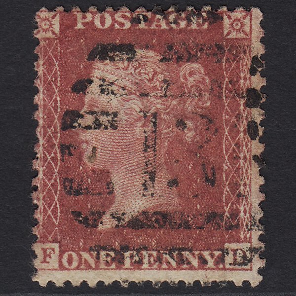 GB QV 1857 1d (Plate 62) SG40-C10(1) FD FU London Inland Branch 13 13d2