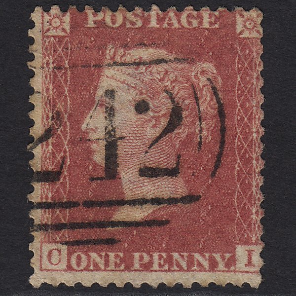 GB QV 1857 1d Rose-red (Plate 42) SG40-C10(1) CI GU Derby 242