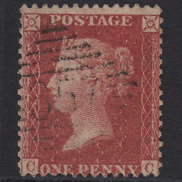 GB QV 1857 1d Rose-red (Plate 52) SG40-C10(1) CC FU Newry 357