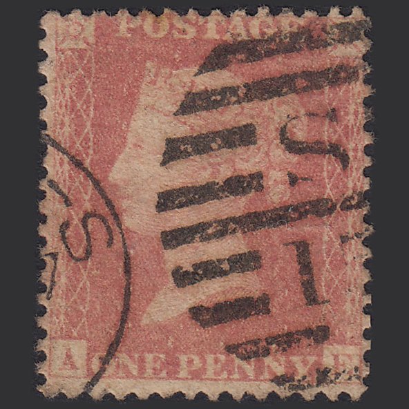 GBqv 1857 1d (Plate 66) SG39-C10(3) AE GU Missing Imprimatur London D&S S15