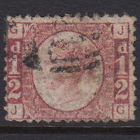 GB QV 1870 1/2d Rose-red (Plate 5) SG48-G4 JG GU