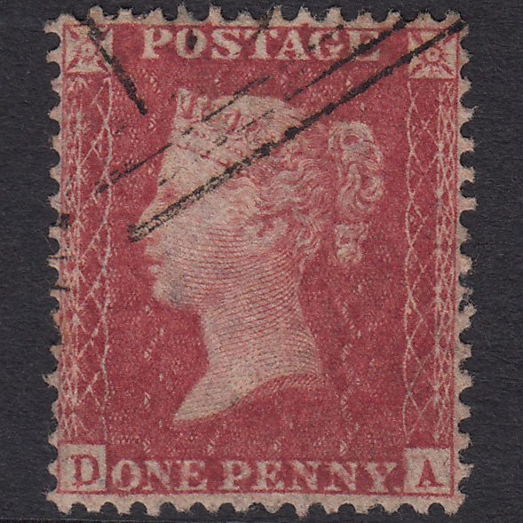 GB QV 1857 1d (Plate 55) SG40-C10(1) DA VFU Scotland Very Well Centred