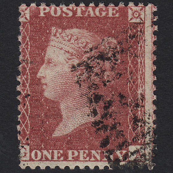 GB QV 1857 1d Rose-red (Plate 52) SG40-C10(1) GA GU Clear Profile