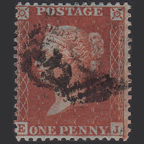 GB QV 1856 1d Red-brown (Plate 32) SG29-C8(1) EJ GU