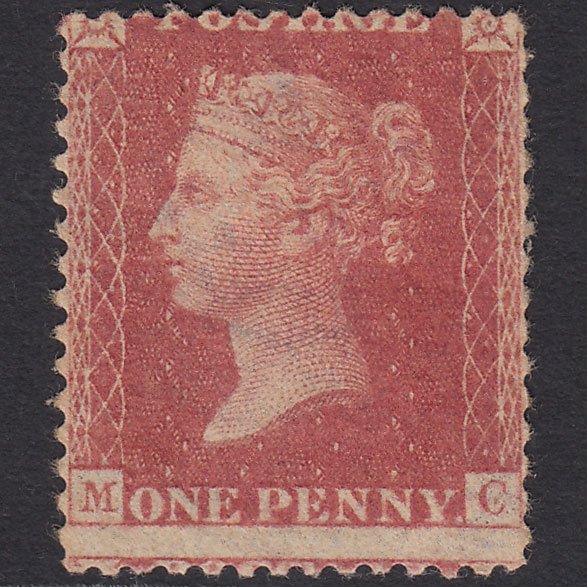 GB QV 1857 1d Rose-red (Plate 47) SG40-C10(1) MC Fine M Mint