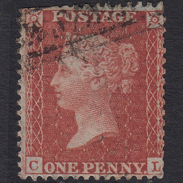 GB QV 1855 1d Red-brown (Plate 11) SG24-C3(1) CL GU Scots Local Cancel