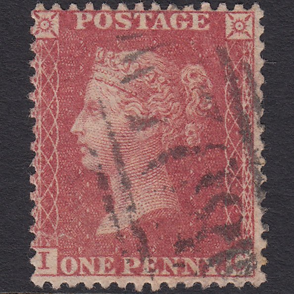 GB QV 1861 1d Rose-red (Plate 51) SG42-C12(3) IC FU Shrewsbury 708