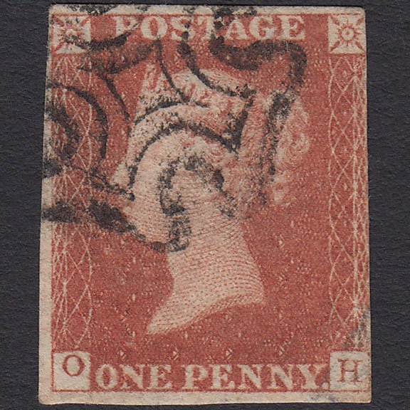 GB QV 1841 1d Red-brown (Plate 22) SG8-B1(1) OH GU Missing Imprimatur 3m MX