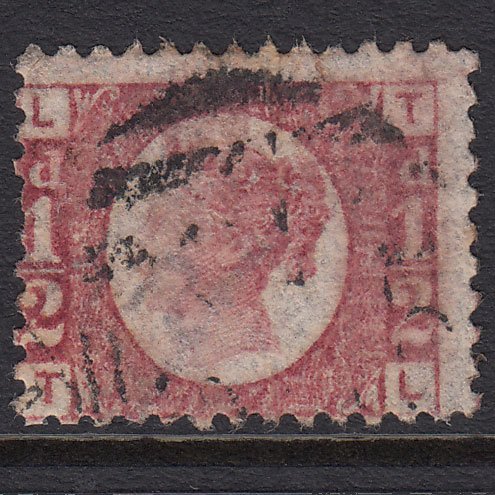 GB QV 1870 1/2d Rose-red (Plate 14) SG48-G4 TL GU