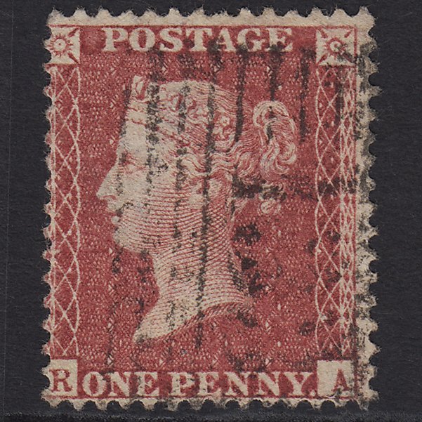 GB QV 1857 1d Rose-red (Plate 47) SG40-C10(1) RA FU Scotland