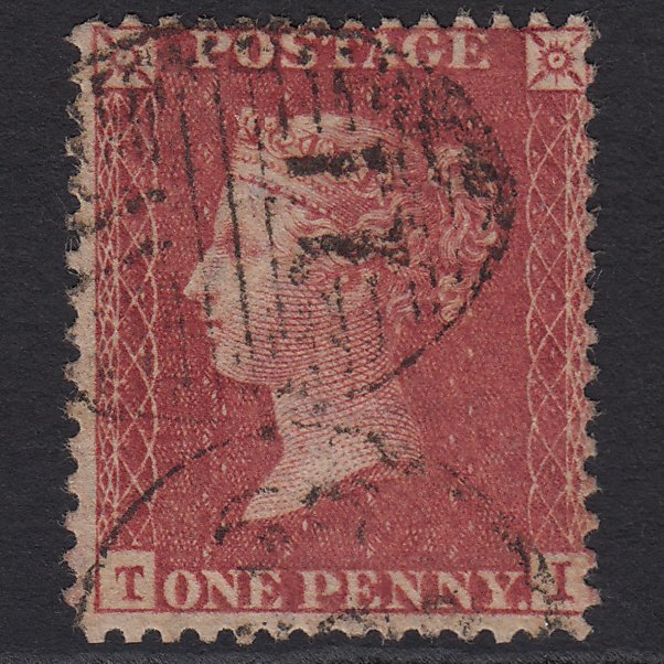 GB QV 1857 1d Rose-red (Plate 42) SG40-C10(1) TI GU London D&S W11