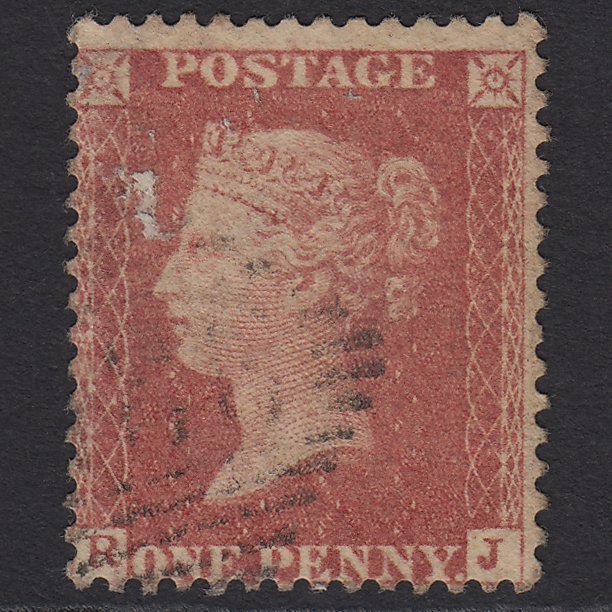 GB QV 1861 1d Rose-red Plate R16 SGC13(3) RJ FU Ireland Light Cancel