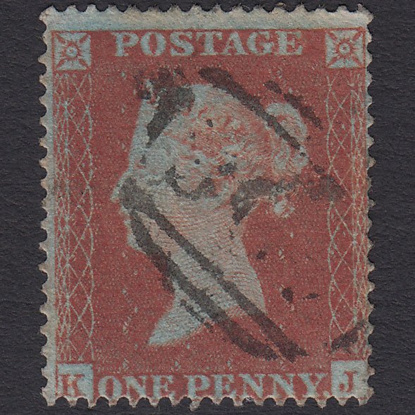 GB QV 1854 1d Red-brown (Plate 172) SG17-C1(1) KJ FU