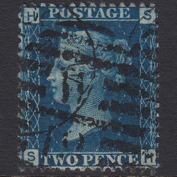 GB QV 1869 2d Blue (Plate 13) SG46-G3 SH GU London D&S W19