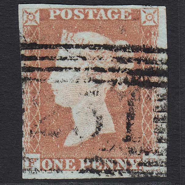 GB QV 1841 1d Red-brown (Plate 68) (SG8) 'FF' FU Montrose (251) 4M Imperf