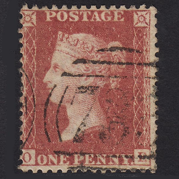 GB QV 1857 1d Rose-red (Plate 44) SG40-C10(1) OE GU
