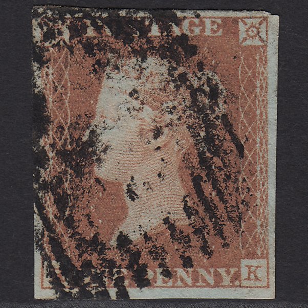 GB QV 1841 1d Red-brown (Plate 101) SG8-B1(1) RK GU Scotland