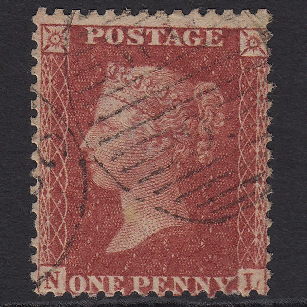 GB QV 1857 1d Rose-red (Plate 55) SG40-C10(1) NL GU London D&S WC9