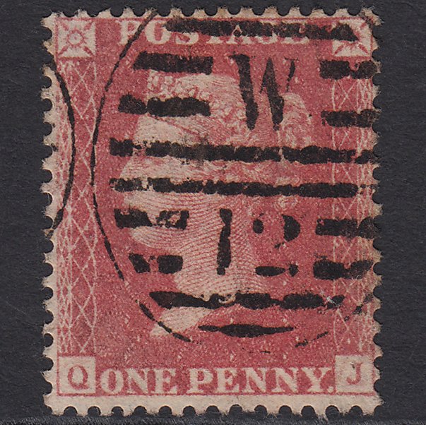 GB QV 1857 1d Rose-red (Plate 48) SG40-C10(1) QJ FU London D&S W12