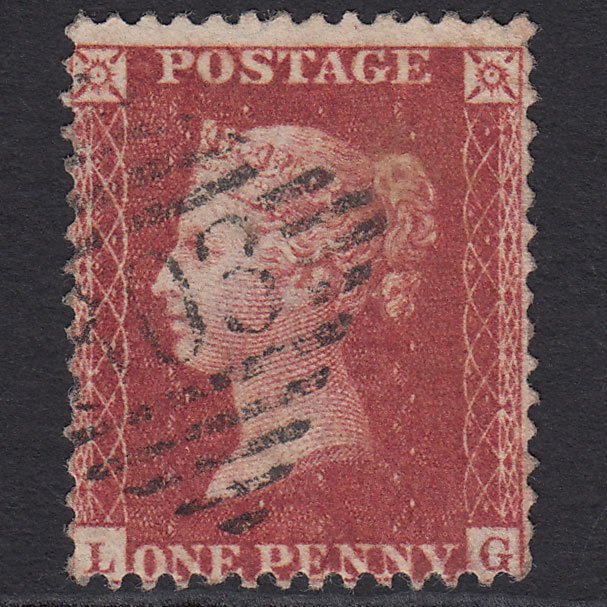 GB QV 1857 1d Rose-red (Plate 47) SG40-C10(1) LG FU Limerick 303