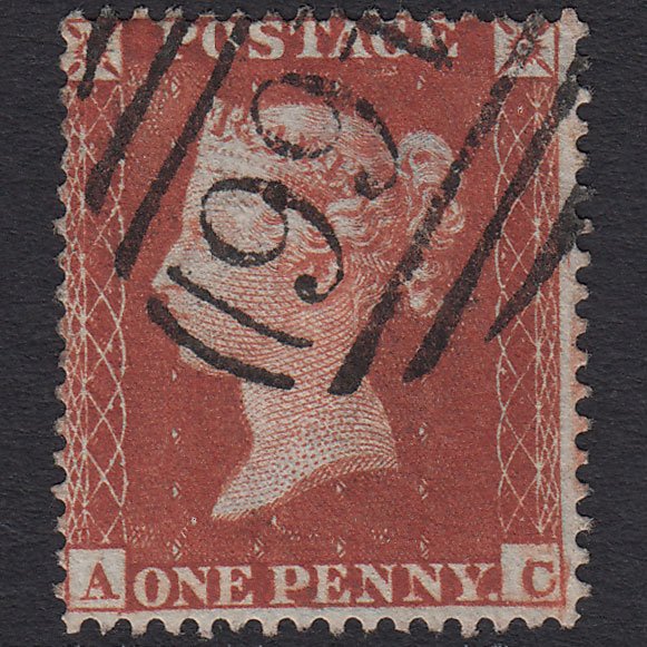 GB QV 1854 1d (Plate 192) SG17-C1(1) AC GU Missing Imprimatur Liverpool 466