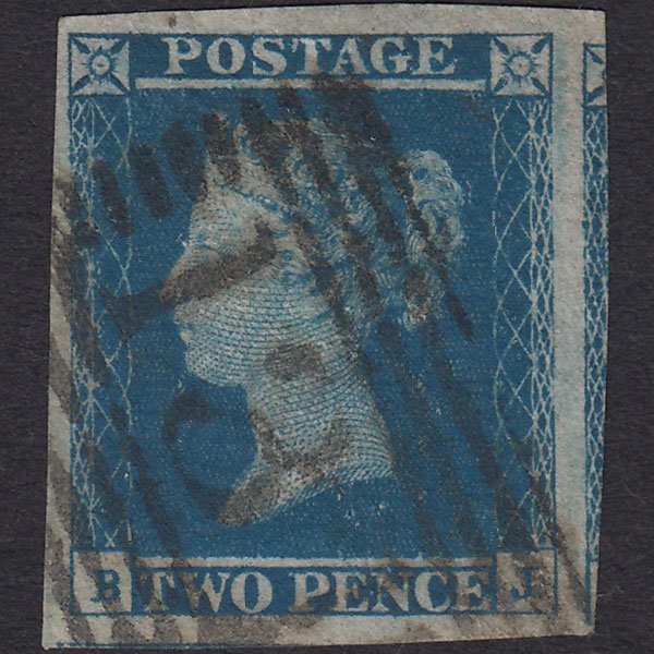 GB QV 1841 2d (Plate 4) SG14-E1(2) BJ GU 4 Good to Huge Margins Edinburgh 131