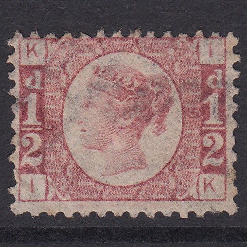 GB QV 1870 1/2d Rose-Red Plate 5 SG48-G4 IK GOOD UNUSED