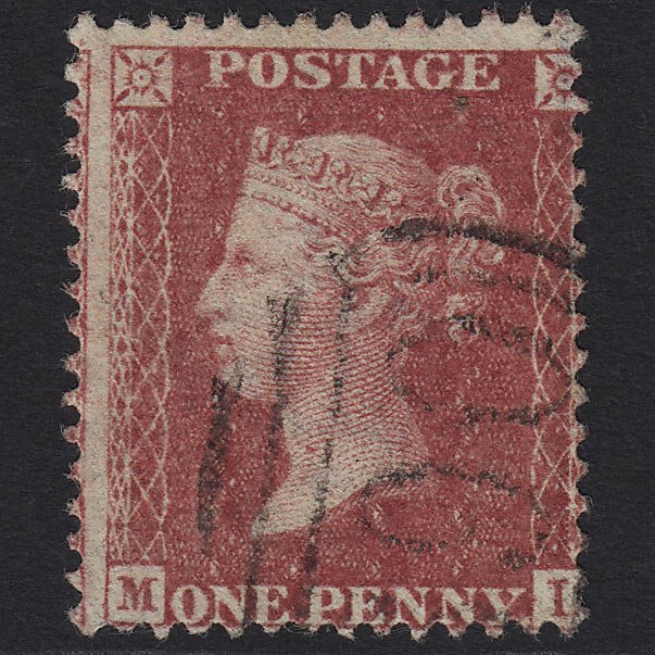 GB QV 1857 1d Rose-red (Plate 58) SG40-C10(1) ML VFU
