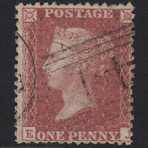 GB QV 1857 1d Rose-red (Plate 47) SG40-C10(1) EJ GU in Scotland