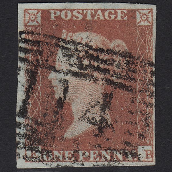 GB QV 1841 1d Red-brown (Plate 101) SG8-B1(1) EB FU Dundee 114 4 Margins