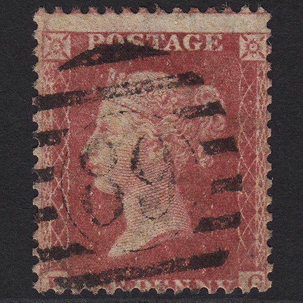 GB QV 1857 1d Rose-red (Plate 60) SG40-C10(1) FG GU London D&S 89