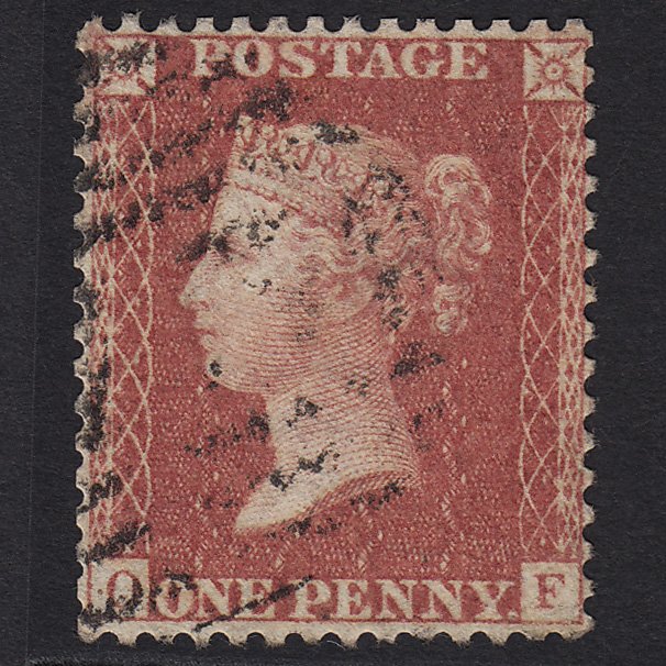 GB QV 1857 1d Rose-red (Plate 59) SG40-C10(1) OF GU Light Cancel