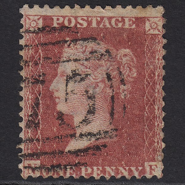 GB QV 1857 1d Rose-red (Plate 59) SG40-C10(1) MF GU Birmingham 75