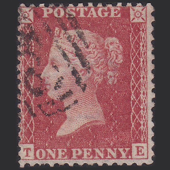GB QV 1857 1d Rose-red (Plate 36) SG40-C10(1) TE GU
