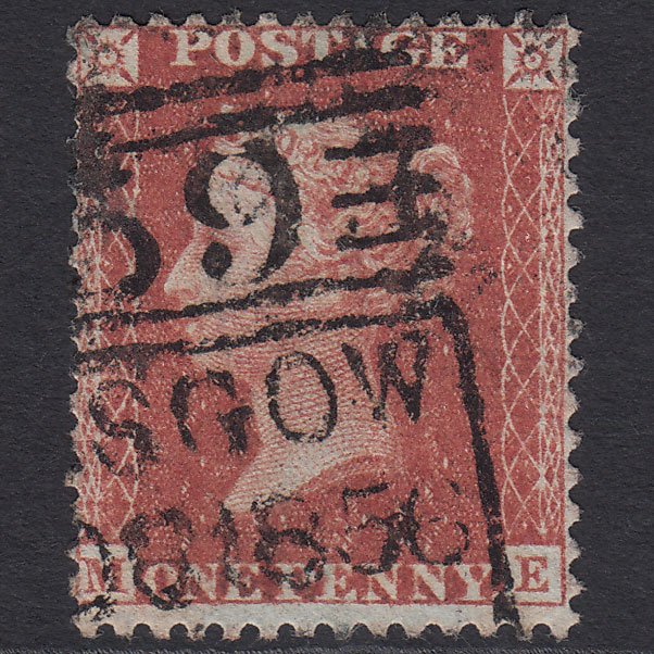 GB QV 1856 1d (Plate 32) SG29-C8(1) ME FU Glasgow 159 Madeleine Smith Cancel