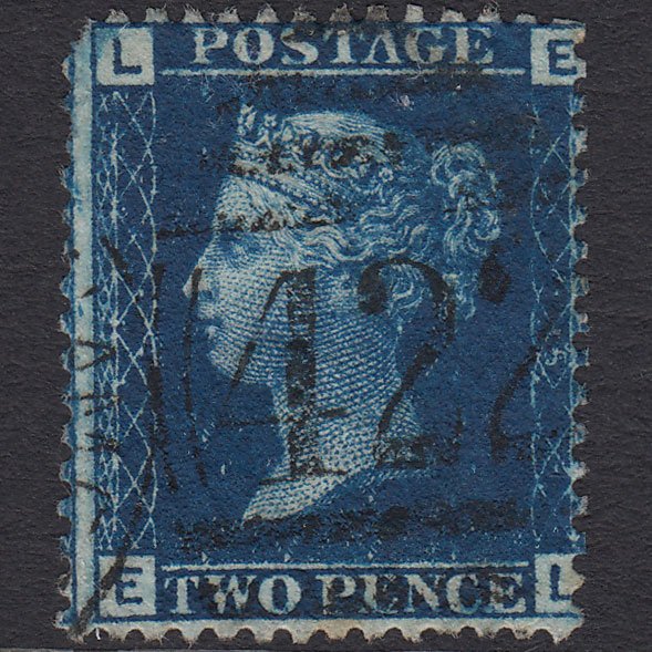 GB QV 1869 2d Blue (Plate 15) SG46-G3 EL GU Kingston 422