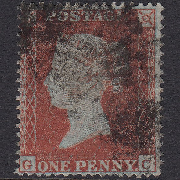 GB QV 1854 1d Red-brown (Plate 183) SG17-C1(1) GC GU