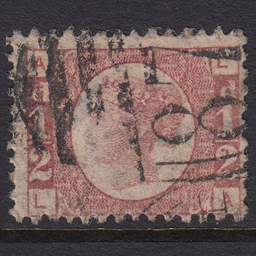 GB QV 1870 1/2d Rose (Plate 11) SG49-G4 LA GU