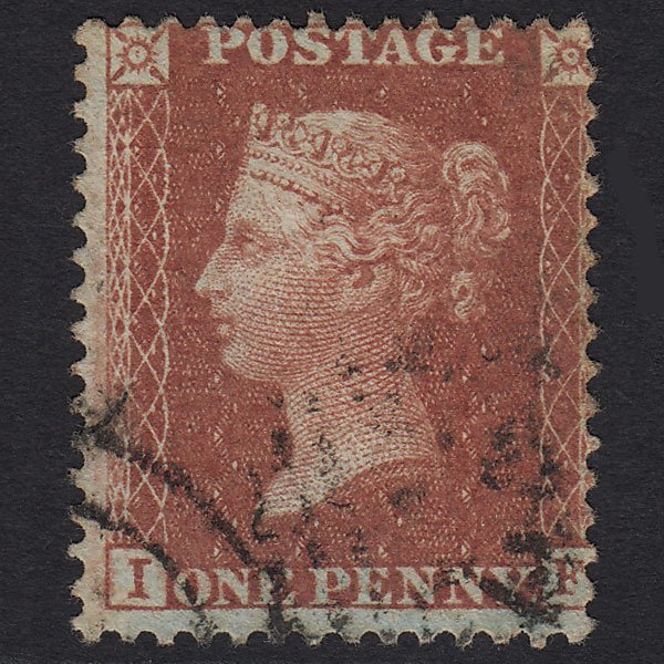 GB QV 1856 1d Red-brown (Plate 34) SG29-C8(1) IF VFU