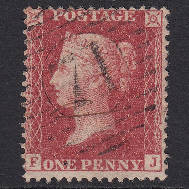 GB QV 1857 1d Rose-red (Plate 48) SG40-C10(1) FJ FU London D&S 71 & Manuscript