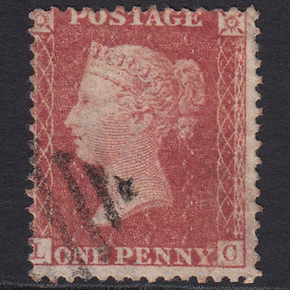GB QV 1857 1d Rose-red (Plate 59) SG40-C10(1) LC GU Ireland