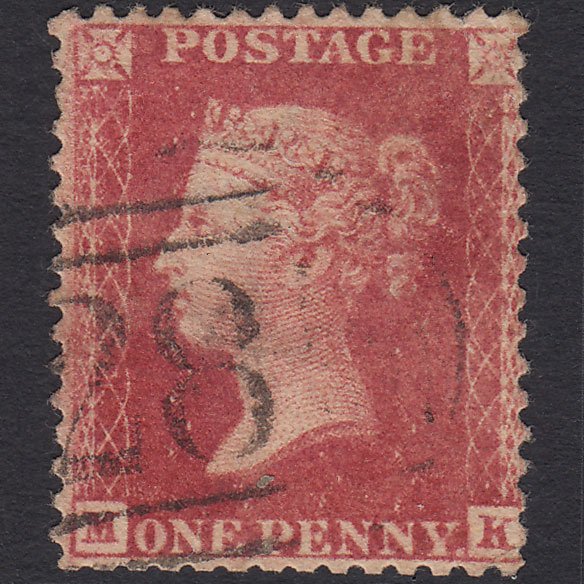 GB QV 1857 1d Rose-red (Plate 60) SG40-C10(1) MK GU