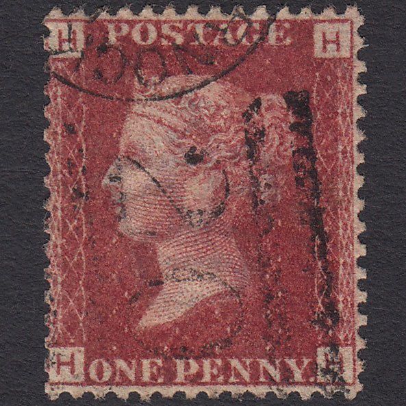 GB QV 1864 1d Lake-red (Plate 134) SG44-G1(2) HH VFU Kilmarnock 203