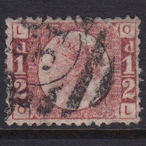 GB QV 1870 1/2d Rose-red (Plate 11) SG48-G4 OL GU London D&S EC31 31d9c