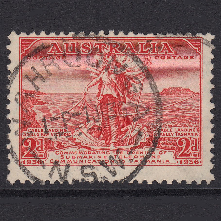 AUSTRALIA 1936 2d Scarlet SG159 FU Wahroonga CDS