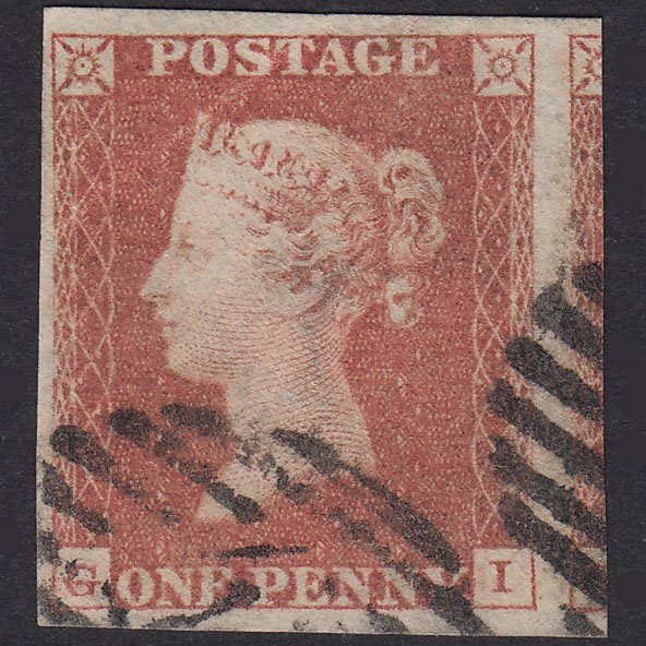 GB QV 1841 1d Pl 95 SG8-B1(1) GI GU 4 Good To Huge Margins London Cancel