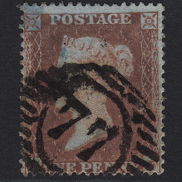GB QV 1854 1d Red-brown (Plate 203) SG17-C1(1) KF GU London D&S 77